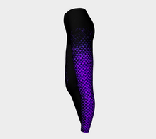 Load image into Gallery viewer, Ultraviolet Shadow Mermaid Leggings