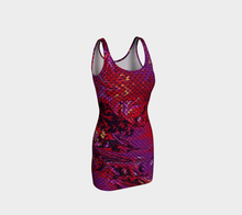 Load image into Gallery viewer, Berry Crush Prismatic Bodycon Dress