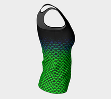 Load image into Gallery viewer, Nebula Shadow Mermaid Long Tank Top