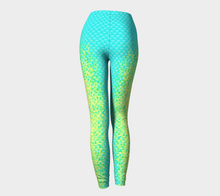 Load image into Gallery viewer, Seafoam Luminescent Mermaid Leggings