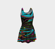 Load image into Gallery viewer, Plasma Rain Prismatic Flare Dress