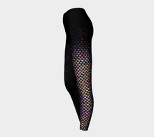 Load image into Gallery viewer, Celestial Shadow Spectrum Mermaid Leggings