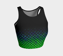 Load image into Gallery viewer, Nebula Shadow Mermaid Crop Top