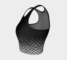 Load image into Gallery viewer, Black Pearl Shadow Mermaid Crop Top