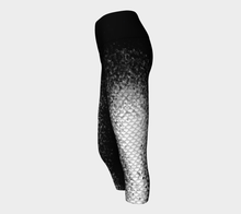 Load image into Gallery viewer, Black Pearl Shadow Mermaid Yoga Capris