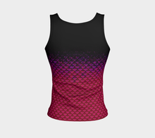 Load image into Gallery viewer, Magenta Wave Shadow Mermaid Tank Top