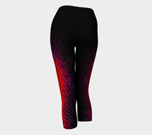 Load image into Gallery viewer, Red Tide Shadow Mermaid Yoga Capris