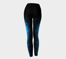 Load image into Gallery viewer, Aquamarine Shadow Mermaid Leggings