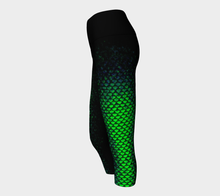Load image into Gallery viewer, Nebula Shadow Mermaid Yoga Capris