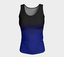 Load image into Gallery viewer, Ultramarine Shadow Mermaid Long Tank Top