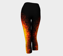Load image into Gallery viewer, Supernova Shadow Mermaid Yoga capris