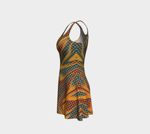 Load image into Gallery viewer, Sand Storm Prismatic Flare Dress