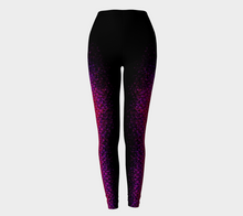 Load image into Gallery viewer, Magenta Wave Shadow Mermaid Leggings