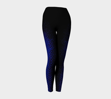 Load image into Gallery viewer, Ultramarine Shadow Mermaid Yoga Leggings