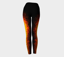 Load image into Gallery viewer, Supernova Shadow Mermaid Yoga Leggings