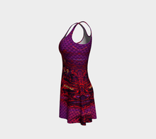 Load image into Gallery viewer, Berry Crush Prismatic Flare dress
