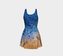 Load image into Gallery viewer, Beach Babe Prismatic Flare Dress