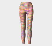 Load image into Gallery viewer, Rainbow Jelly Spectrum Mermaid Yoga Leggings
