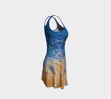 Load image into Gallery viewer, Beach Babe Prismatic Flare Dress

