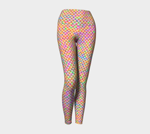Load image into Gallery viewer, Rainbow Jelly Spectrum Mermaid Yoga Leggings
