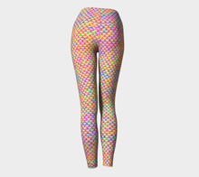 Load image into Gallery viewer, Rainbow Jelly Spectrum Mermaid Yoga Leggings
